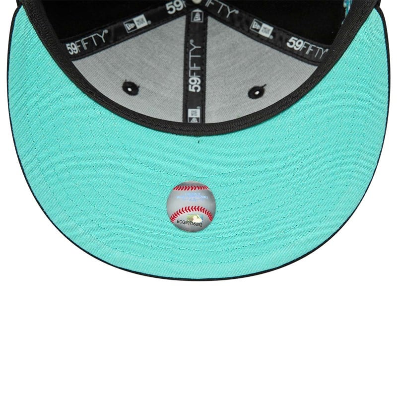 Black New Era Anahiem Angels And Tint Fitted Cap 59fifty | CYAH98043