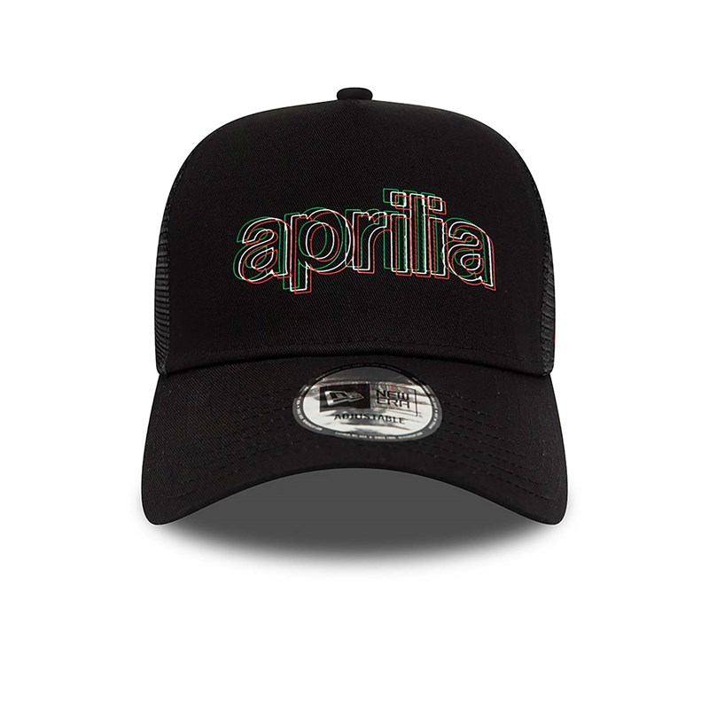 Black New Era Aprilia Essential A-frame Cap Trucker | TLEM35712