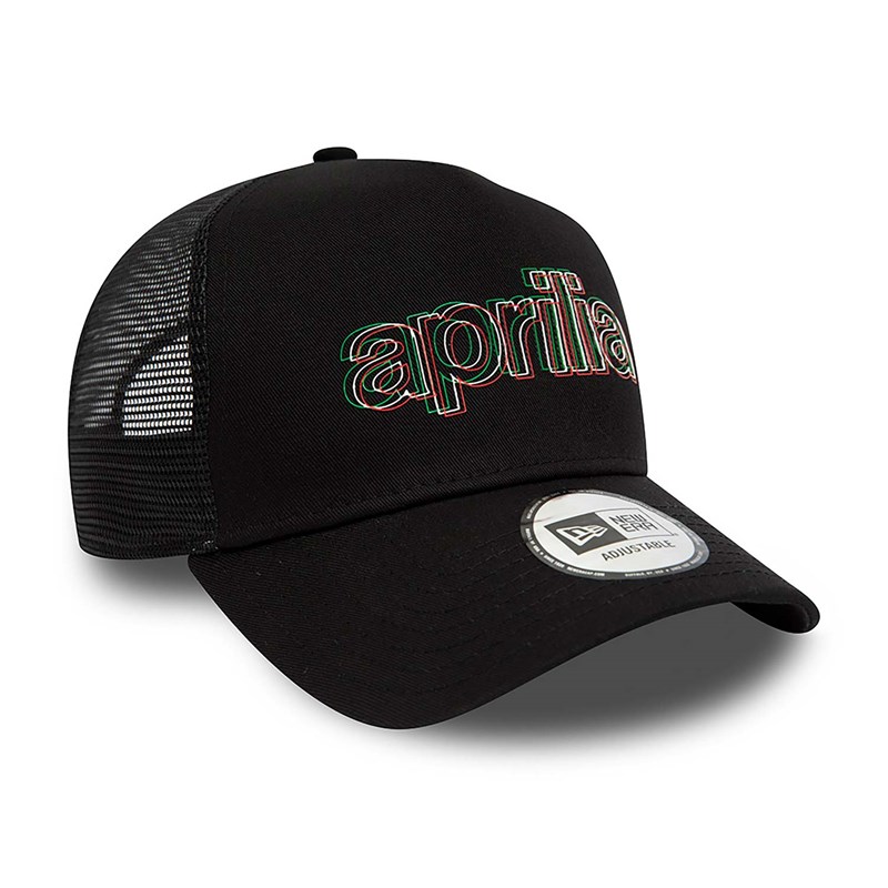 Black New Era Aprilia Essential A-frame Cap Trucker | TLEM35712