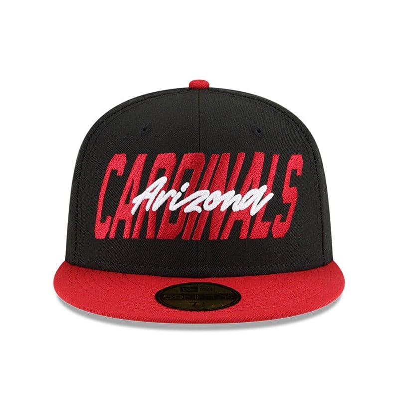 Black New Era Arizona Cardinals NFL Draft Fitted Cap 59fifty | CHJG70435