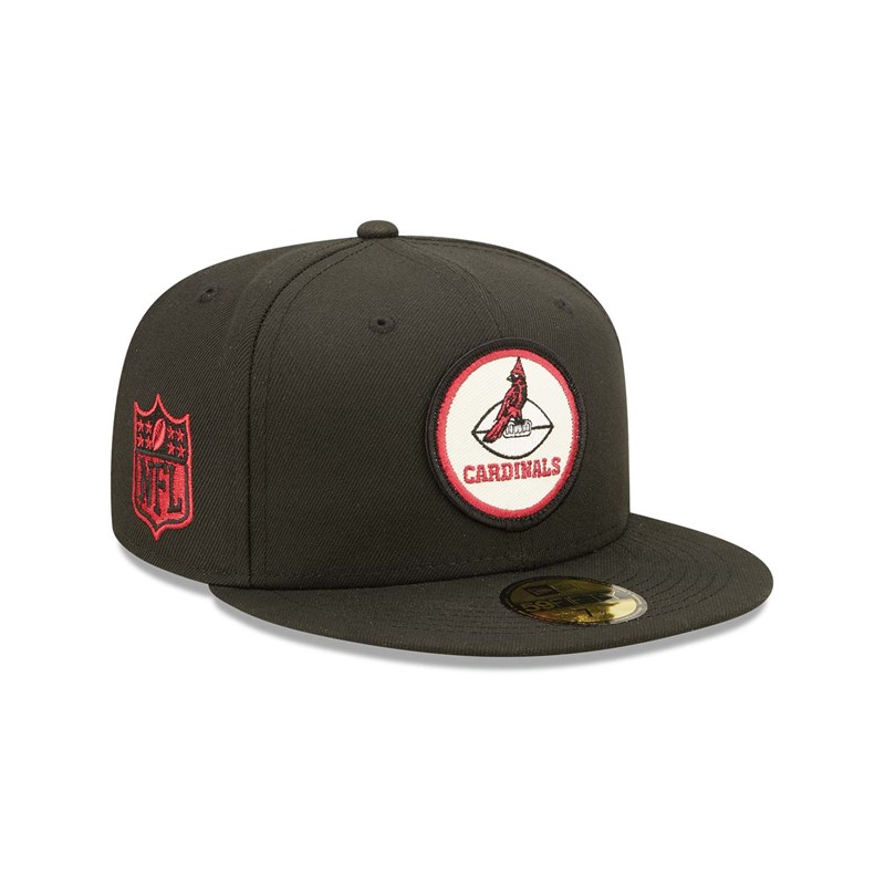 Black New Era Arizona Cardinals NFL Sideline 2022 Fitted Cap 59fifty | ODHZ01467