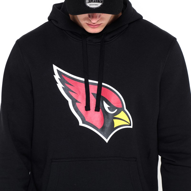 Black New Era Arizona Cardinals Team Logo Hoodie | FEBJ92850