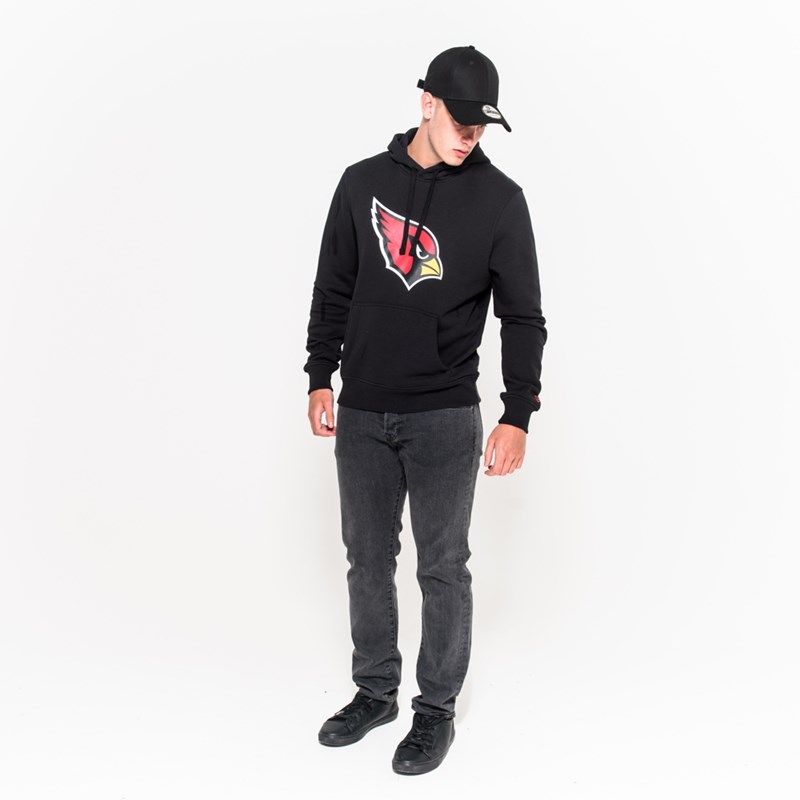 Black New Era Arizona Cardinals Team Logo Hoodie | FEBJ92850