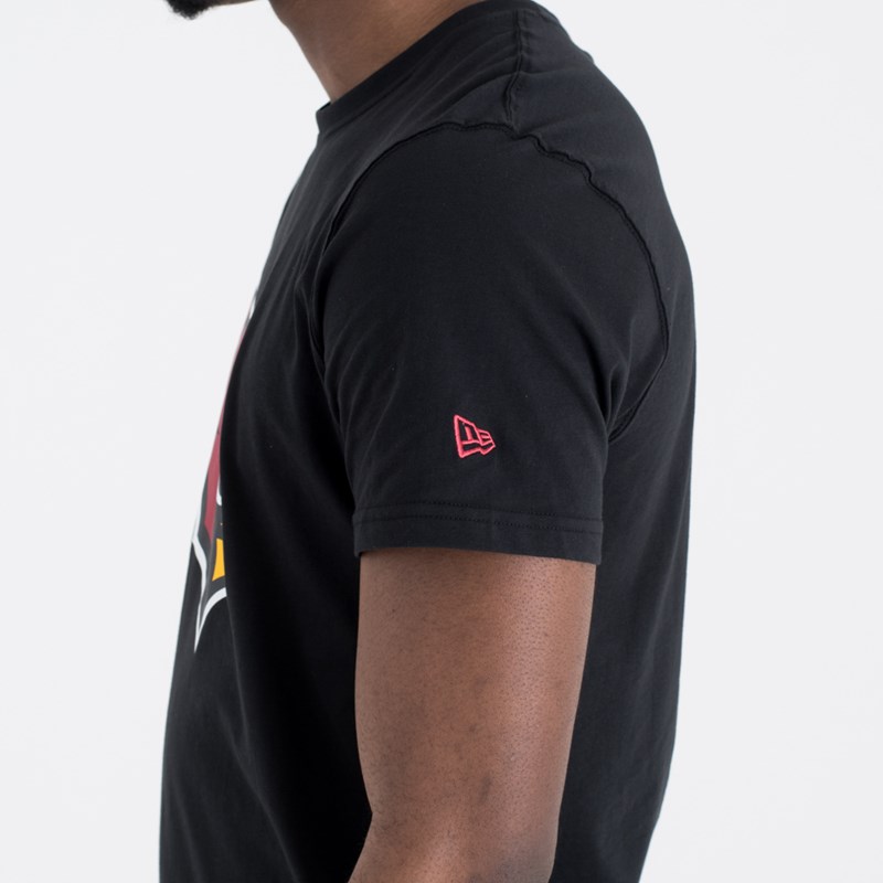 Black New Era Arizona Cardinals Team Logo T-Shirt | PGIK85217