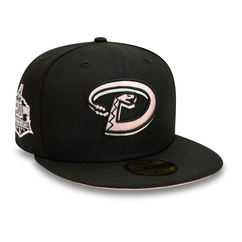 Black New Era Arizona Diamondbacks 20th Anniversary Fitted Cap 59fifty | HGAN72480