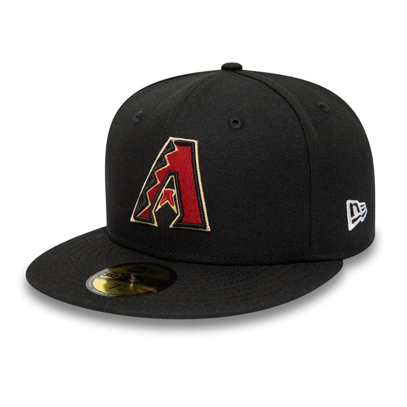 Black New Era Arizona Diamondbacks National League Stadium Fitted Cap 59fifty | ORMA20614