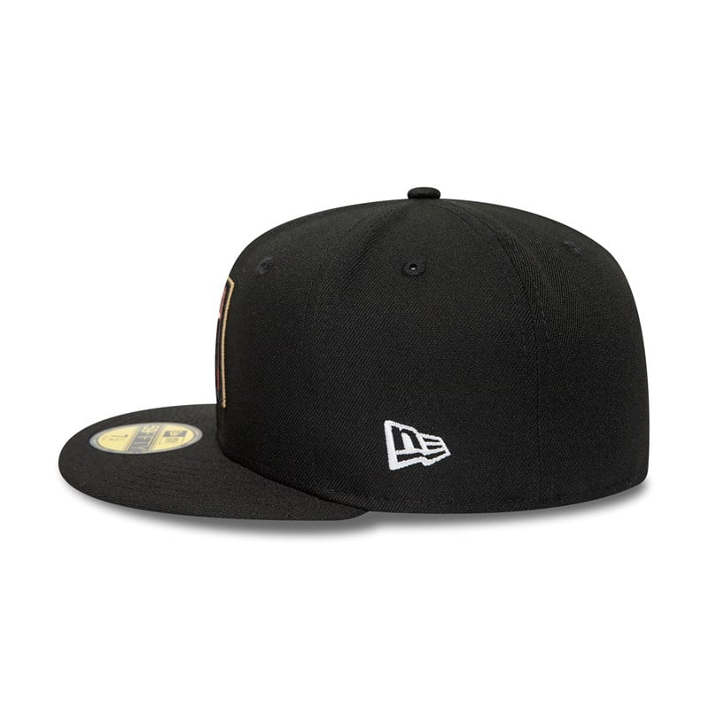 Black New Era Arizona Diamondbacks National League Stadium Fitted Cap 59fifty | ORMA20614