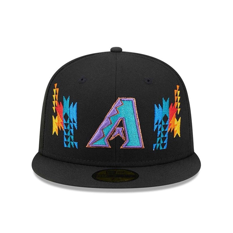 Black New Era Arizona Diamondbacks Southwestern Fitted Cap 59fifty | RLWC30945