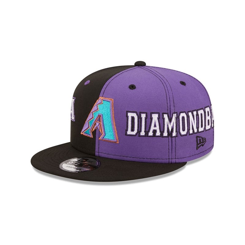 Black New Era Arizona Diamondbacks Teamsplit Cap 9fifty | UARJ81607