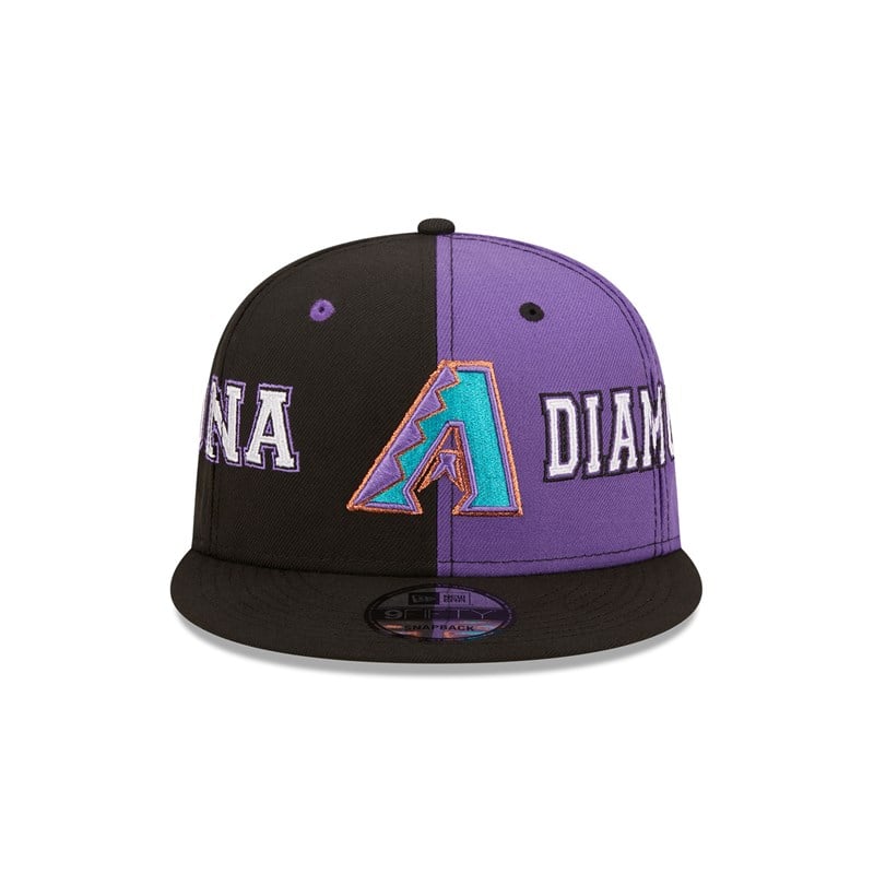 Black New Era Arizona Diamondbacks Teamsplit Cap 9fifty | UARJ81607