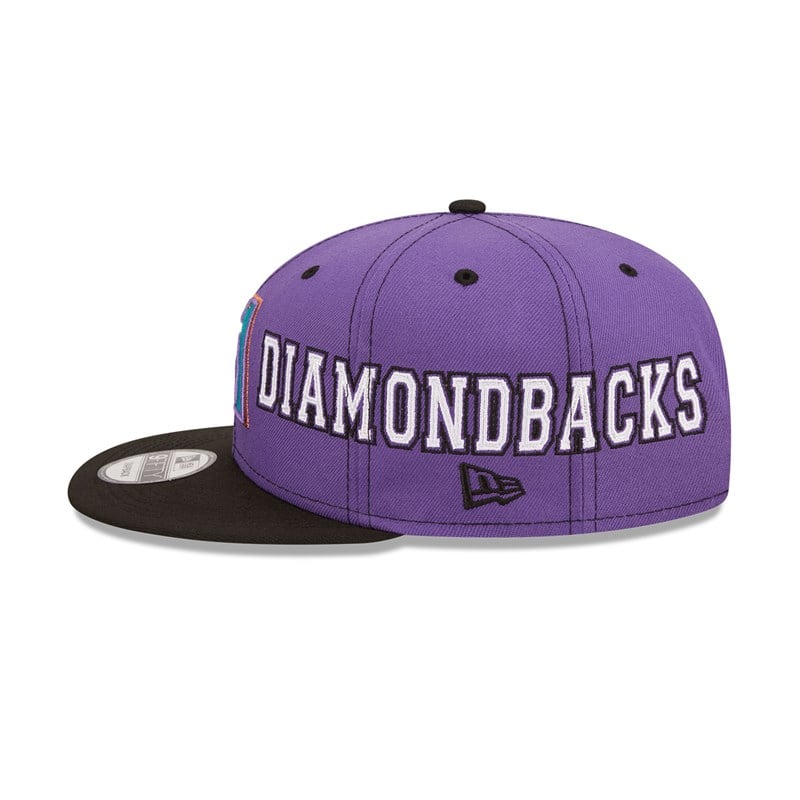 Black New Era Arizona Diamondbacks Teamsplit Cap 9fifty | UARJ81607