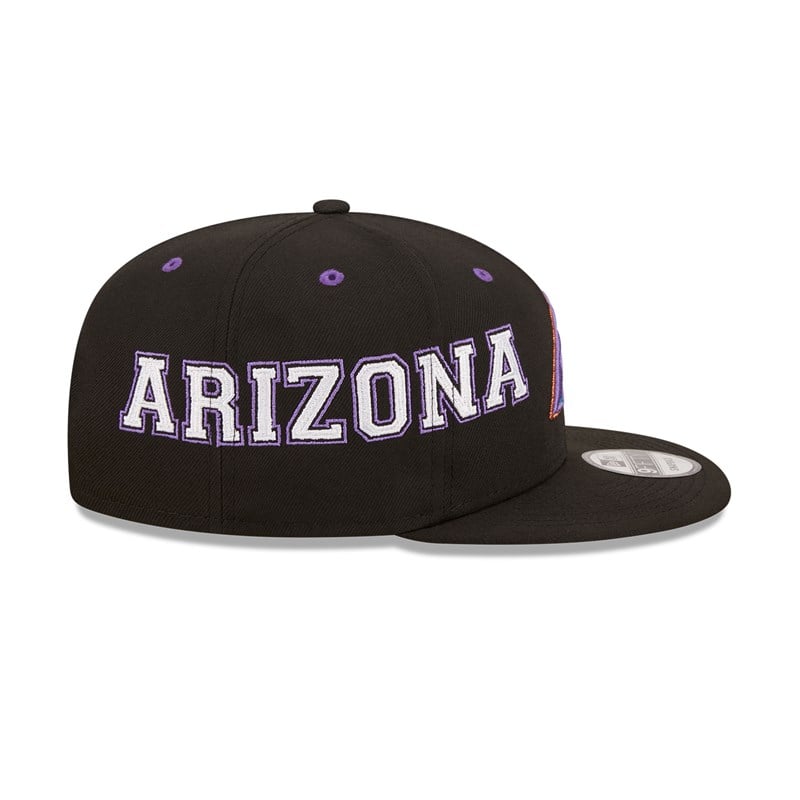 Black New Era Arizona Diamondbacks Teamsplit Cap 9fifty | UARJ81607