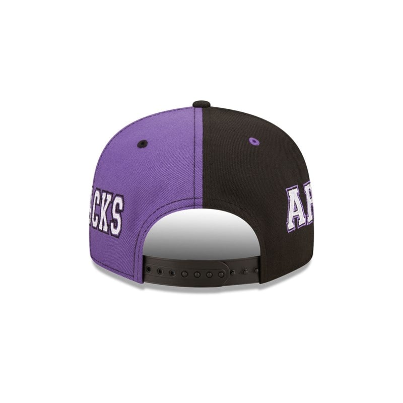 Black New Era Arizona Diamondbacks Teamsplit Cap 9fifty | UARJ81607