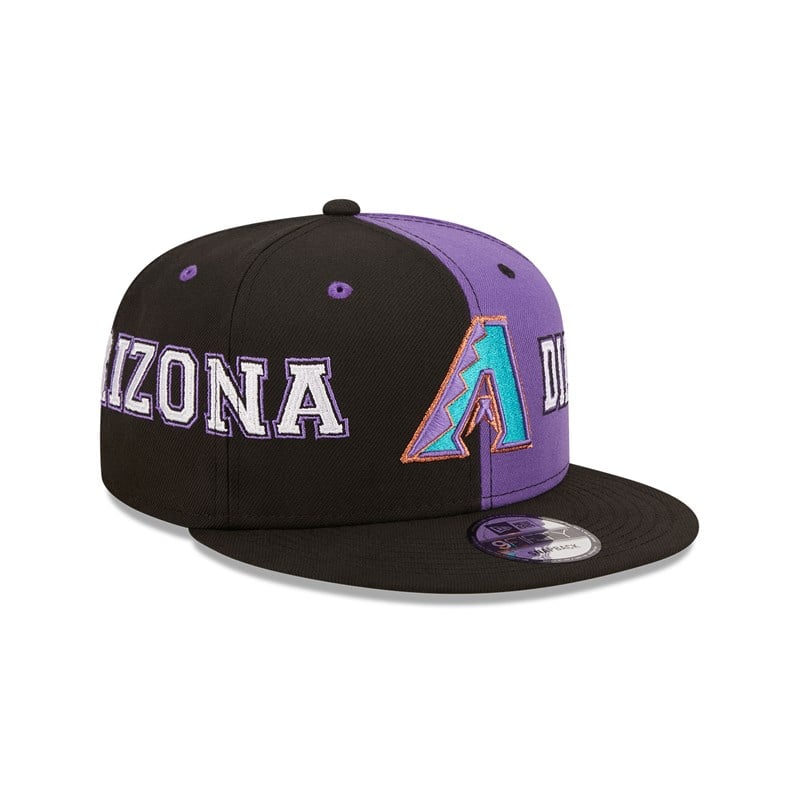 Black New Era Arizona Diamondbacks Teamsplit Cap 9fifty | UARJ81607