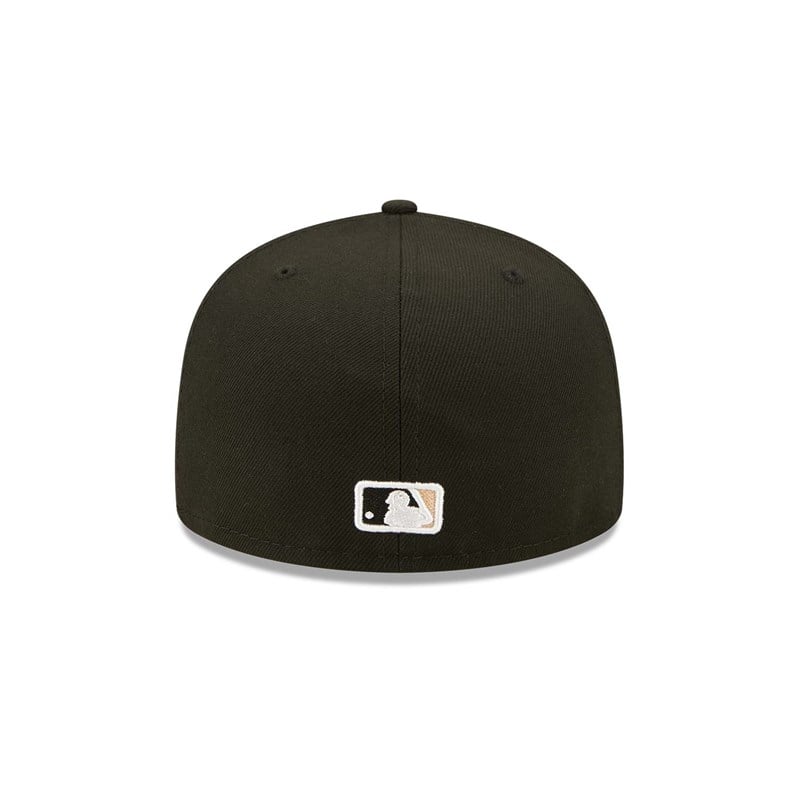 Black New Era Atlanta Braves Fruit Fitted Cap 59fifty | FUDJ97584