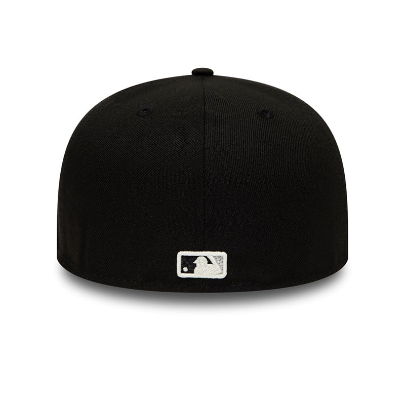 Black New Era Atlanta Braves Glow In The Fitted Cap 59fifty | TPBU09245