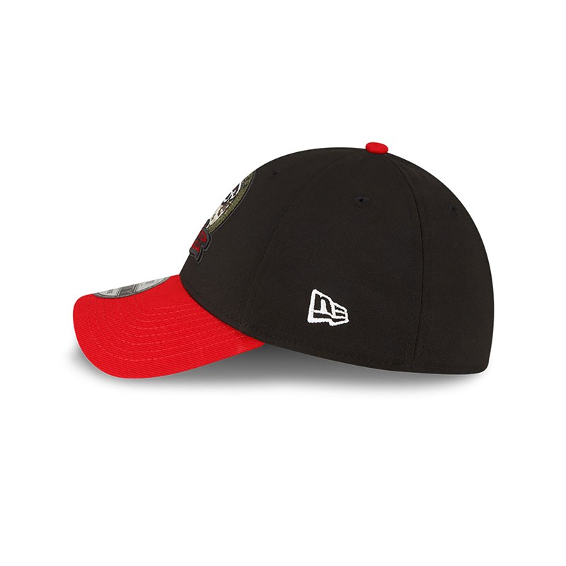 Black New Era Atlanta Falcons NFL Salute To Service Stretch Fit Cap 39thirty | OYVD92405