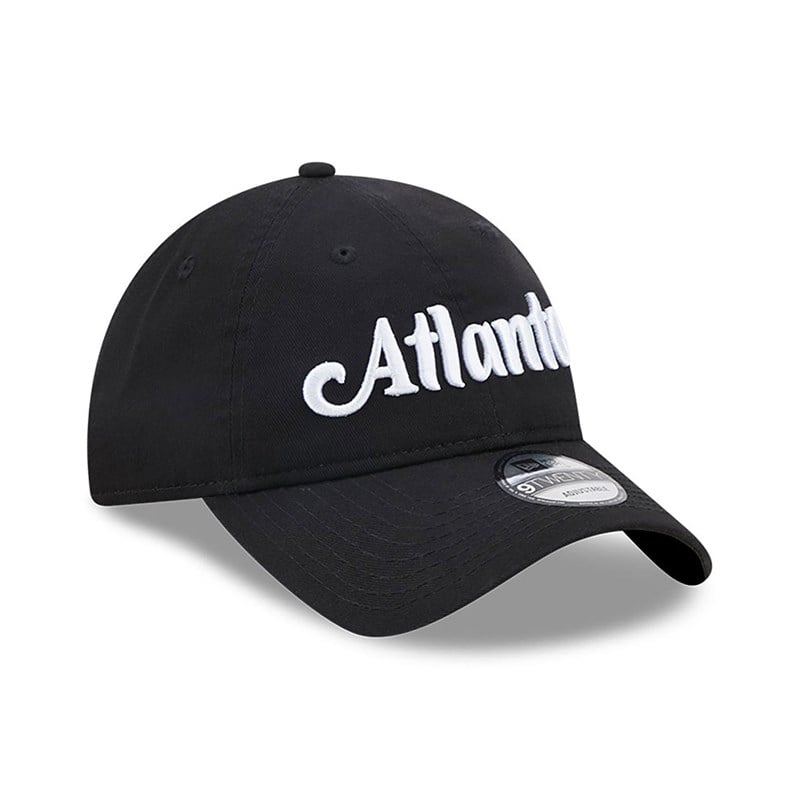 Black New Era Atlanta Hawks Authentics City Edition Adjustable Cap 9twenty | LUFJ02563