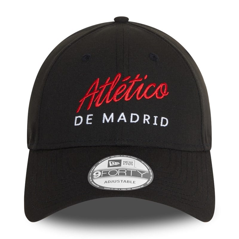 Black New Era Atletico Madrid Repreve Adjustable Cap 9forty | TFAG15732