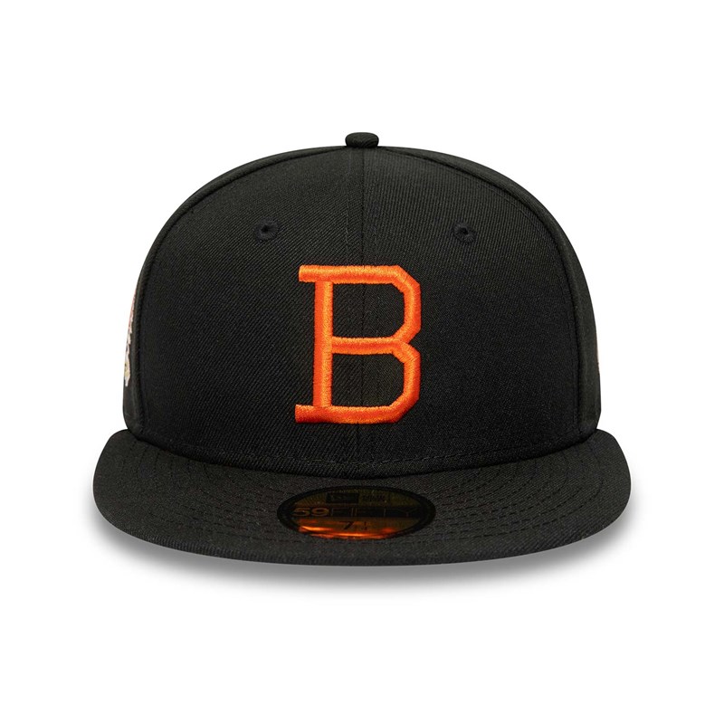 Black New Era Baltimore Orioles 50th Anniversary Fitted Cap 59fifty | KAIQ31620