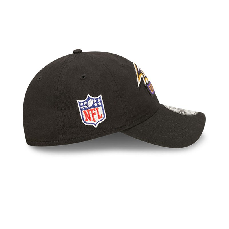 Black New Era Baltimore Ravens NFL Sideline 2022 Adjustable Cap 9twenty | HEGV70839