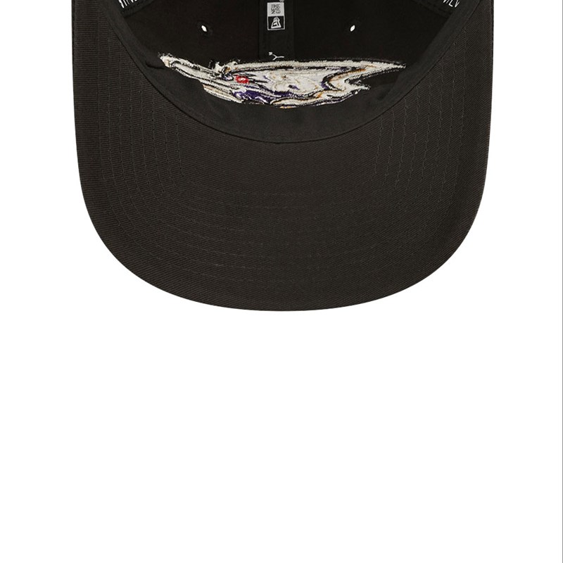 Black New Era Baltimore Ravens NFL Sideline 2022 Adjustable Cap 9twenty | HEGV70839