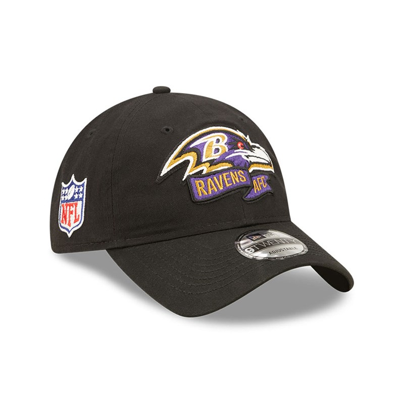 Black New Era Baltimore Ravens NFL Sideline 2022 Adjustable Cap 9twenty | HEGV70839