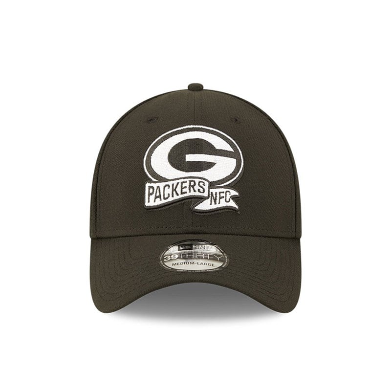 Black New Era Bay Packers NFL Sideline 2022 Stretch Fit Cap 39thirty | CNLE14025