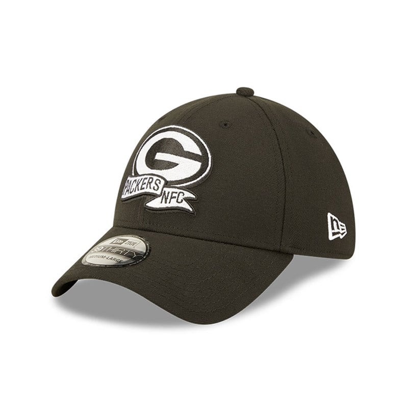 Black New Era Bay Packers NFL Sideline 2022 Stretch Fit Cap 39thirty | CNLE14025