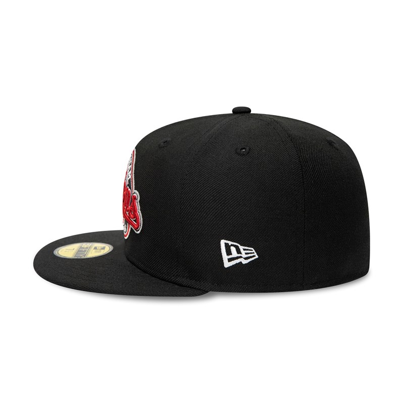 Black New Era Birmingham Barons Milb And Wordmark Fitted Cap 59fifty | WFOI82164