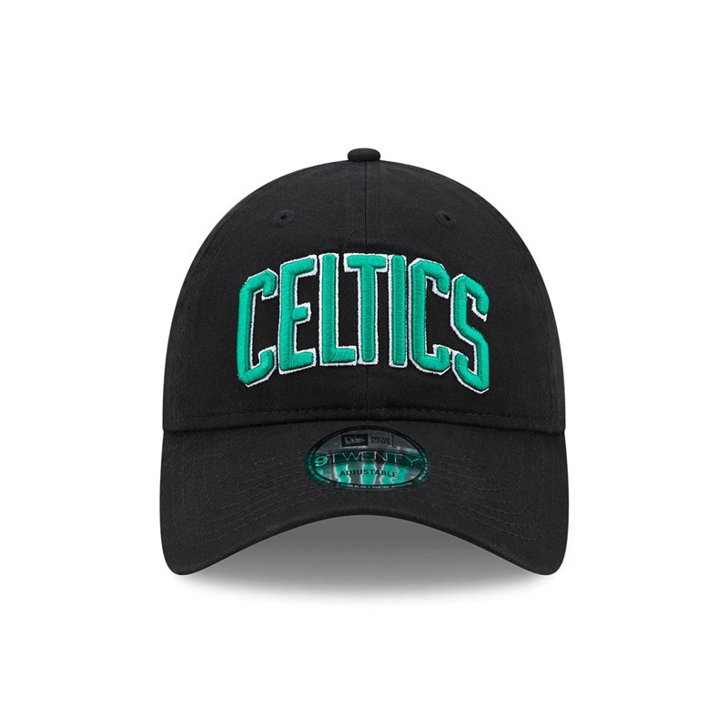 Black New Era Boston Celtics NBA Statement Adjustable Cap 9twenty | PVHR64017