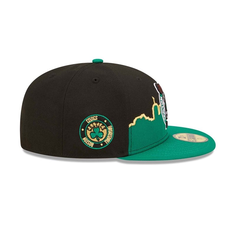 Black New Era Boston Celtics NBA Tip Off 2022 Fitted Cap 59fifty | NFRC93568