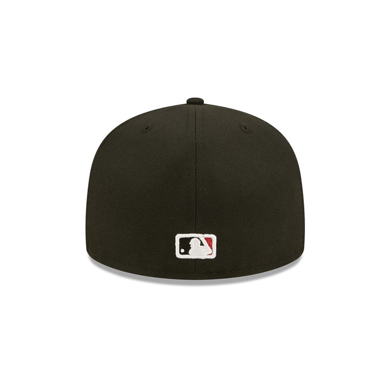 Black New Era Boston Sox Fruit Fitted Cap 59fifty | FQGP61975