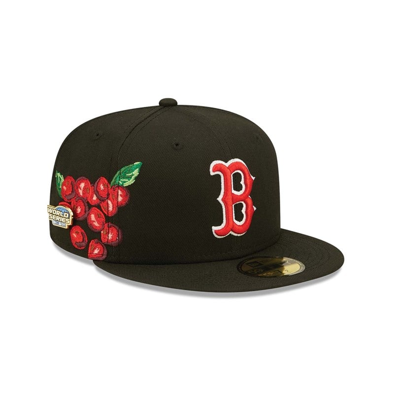 Black New Era Boston Sox Fruit Fitted Cap 59fifty | FQGP61975