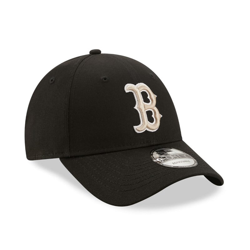 Black New Era Boston Sox League Essential Adjustable Cap 9forty | BJTZ97028