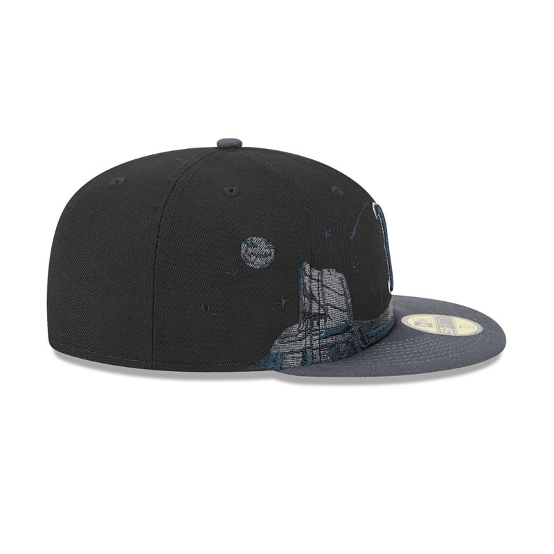 Black New Era Boston Sox Planetary Fitted Cap 59fifty | NBJF56417