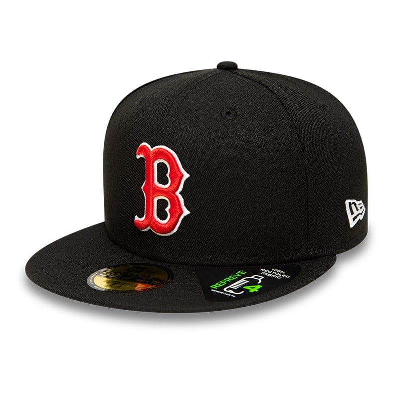 Black New Era Boston Sox Repreve Cap 59fifty | SGAM17456