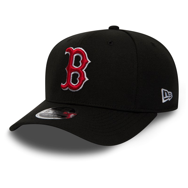 Black New Era Boston Sox Stretch Snap Cap 9fifty | PGCW69207