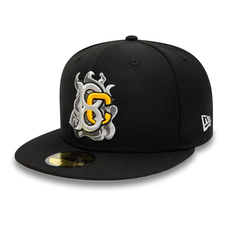 Black New Era Brooklyn Cyclones Milb And Fitted Cap 59fifty | JERM87506