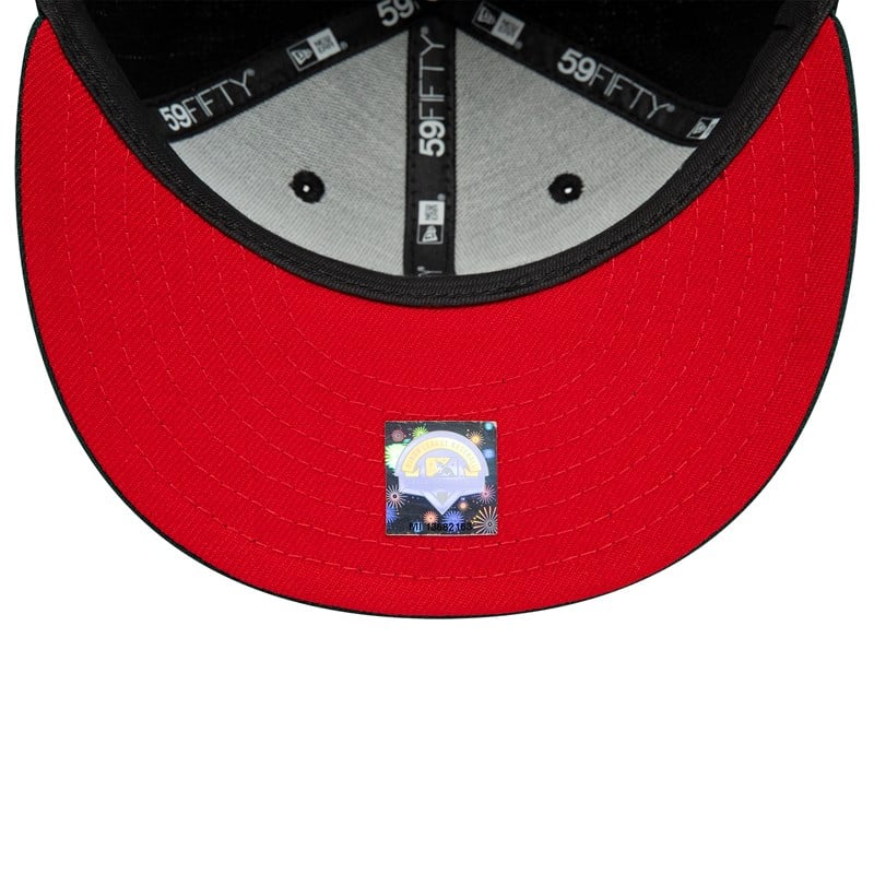 Black New Era Brooklyn Cyclones Milb Fitted Cap 59fifty | TJPI91075