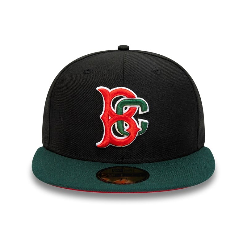 Black New Era Brooklyn Cyclones Milb Fitted Cap 59fifty | TJPI91075