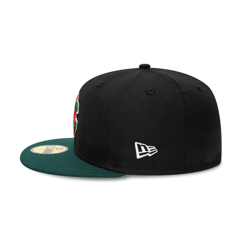 Black New Era Brooklyn Cyclones Milb Fitted Cap 59fifty | TJPI91075