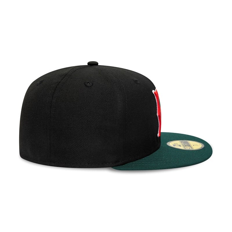 Black New Era Brooklyn Cyclones Milb Fitted Cap 59fifty | TJPI91075