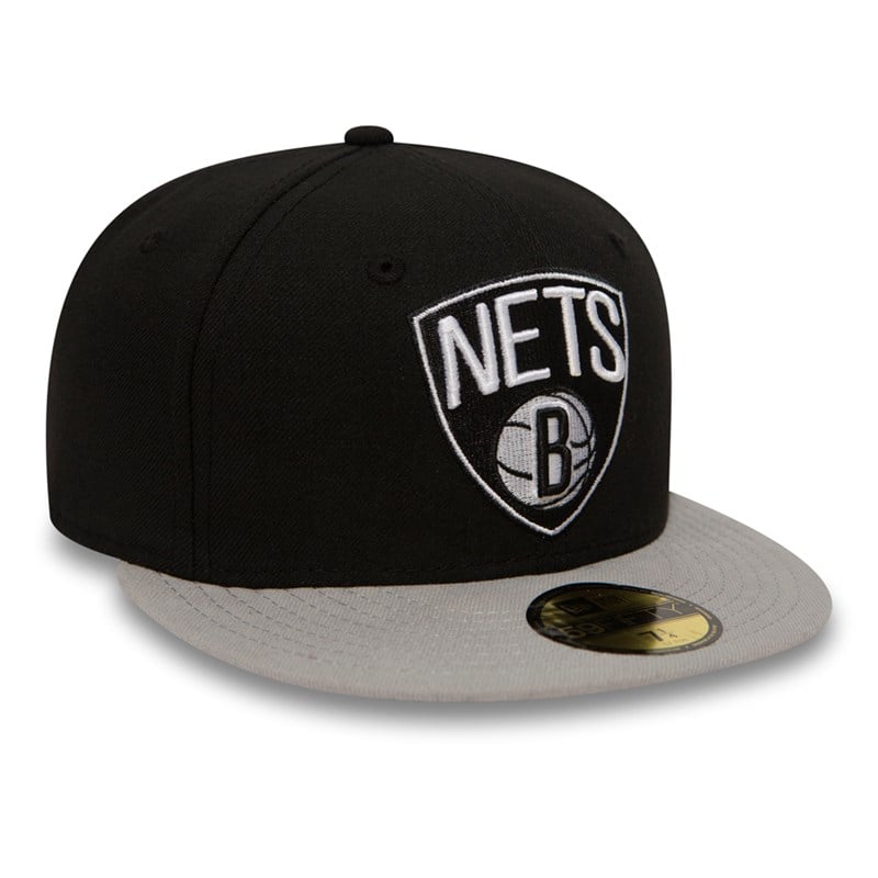 Black New Era Brooklyn Nets Essential Cap 59fifty | QWXH02789