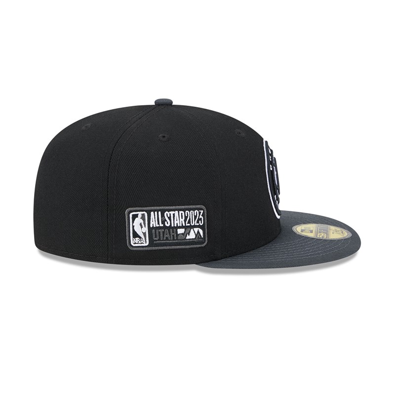 Black New Era Brooklyn Nets NBA All Star Game Fitted Cap 59fifty | PRBH06843