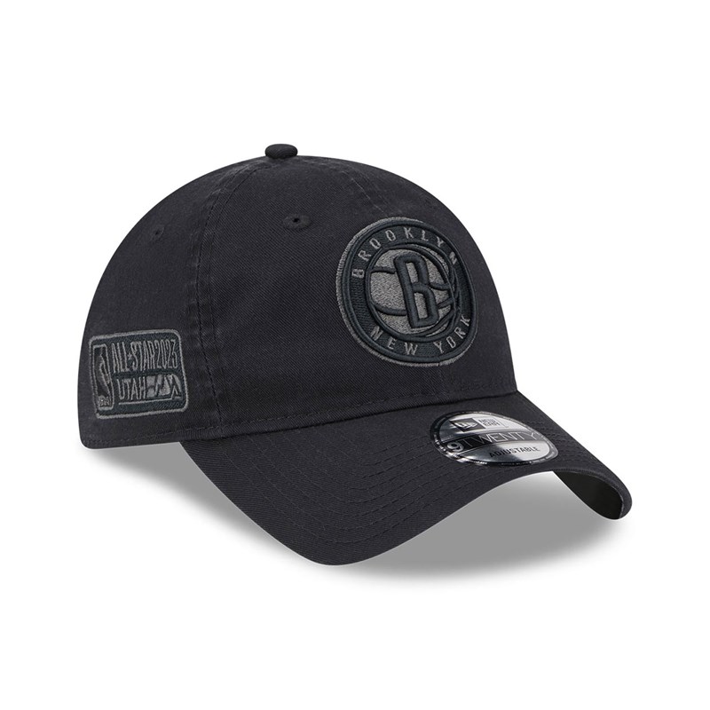 Black New Era Brooklyn Nets NBA All Star Game Adjustable Cap 9twenty | RPVI03471