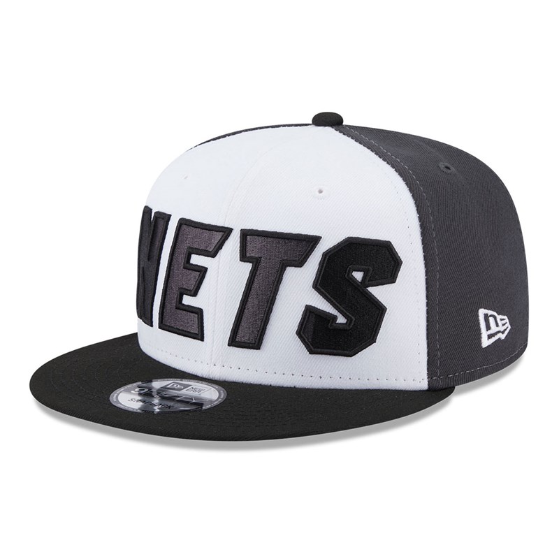 Black New Era Brooklyn Nets NBA Back Half Cap 9fifty | CPKU98653