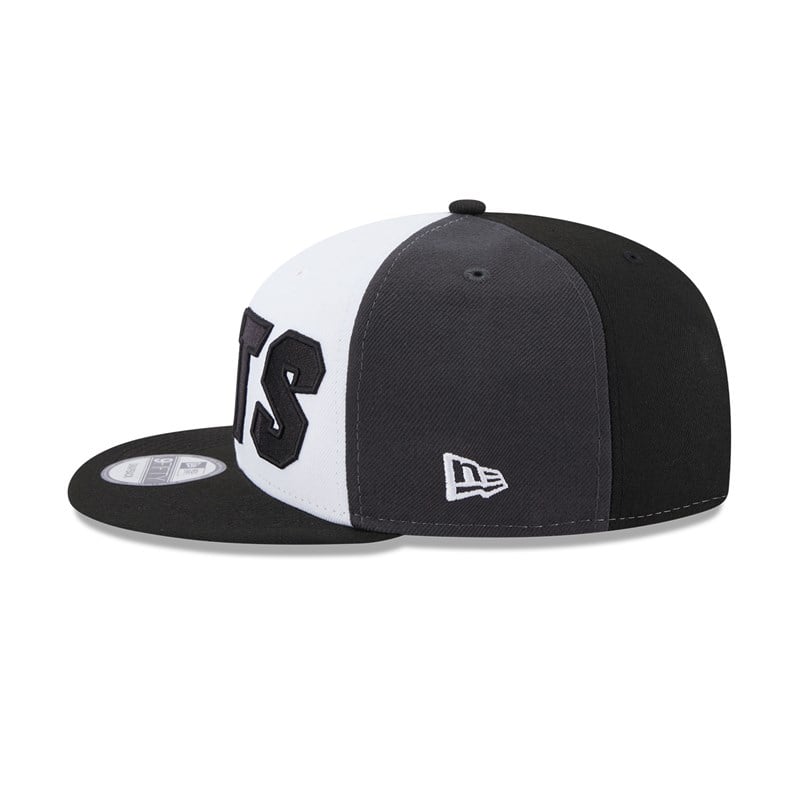 Black New Era Brooklyn Nets NBA Back Half Cap 9fifty | CPKU98653