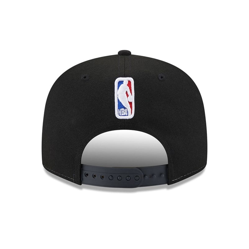 Black New Era Brooklyn Nets NBA Back Half Cap 9fifty | CPKU98653