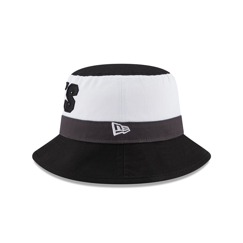 Black New Era Brooklyn Nets NBA Back Half Bucket | DALO08396